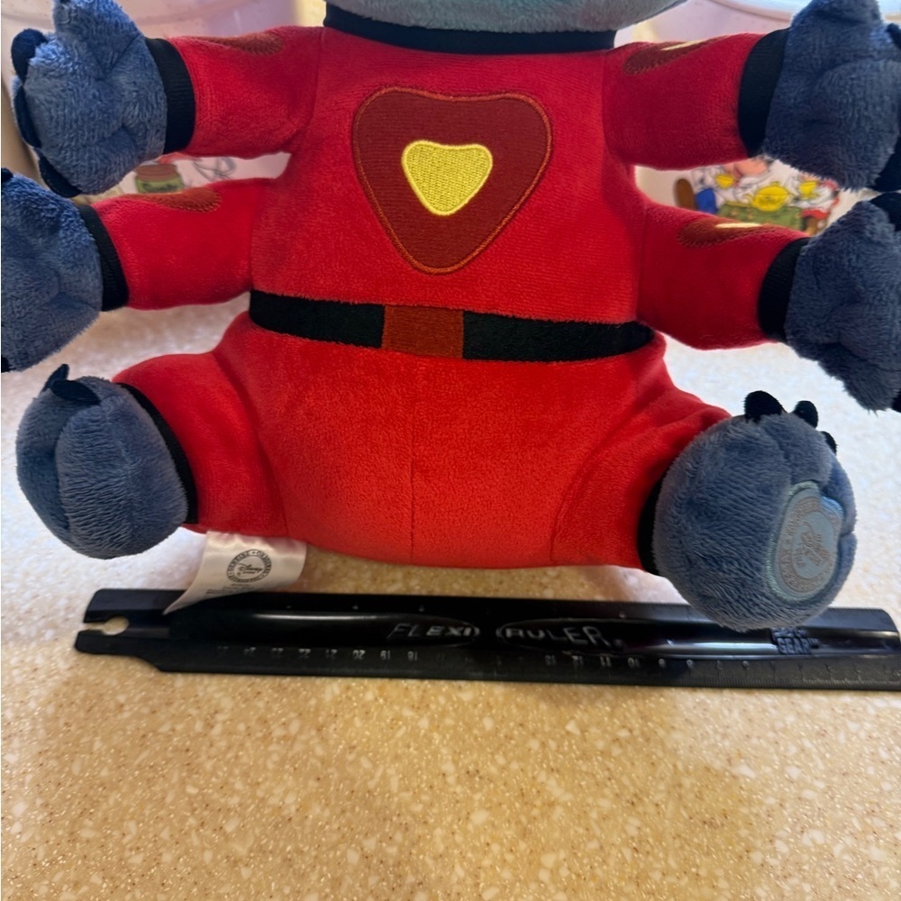 Disney Blue and Red Stitch Plush Toy space alien - Picture 10 of 16